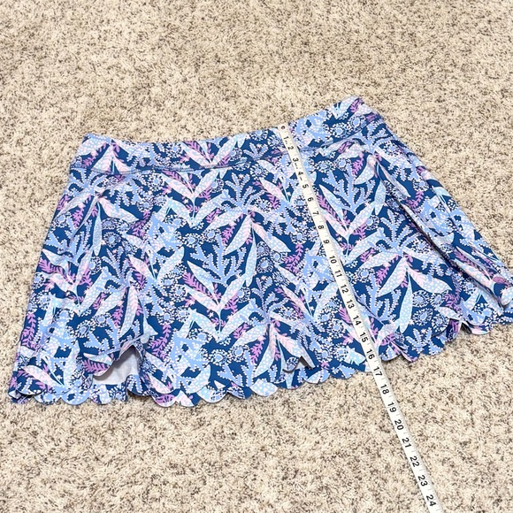 HTF LILLY PULITZER BARTON BLUE STAR GAZING LUXLETIC AILA SKORT, size XL - Picture 4 of 6